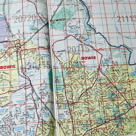 THE ORIGINAL STREET MAP BOOKS (VINTAGE) - WASHINGTON, DC/PRINCE GEORGE’S COUNTY - Picture 8 of 14